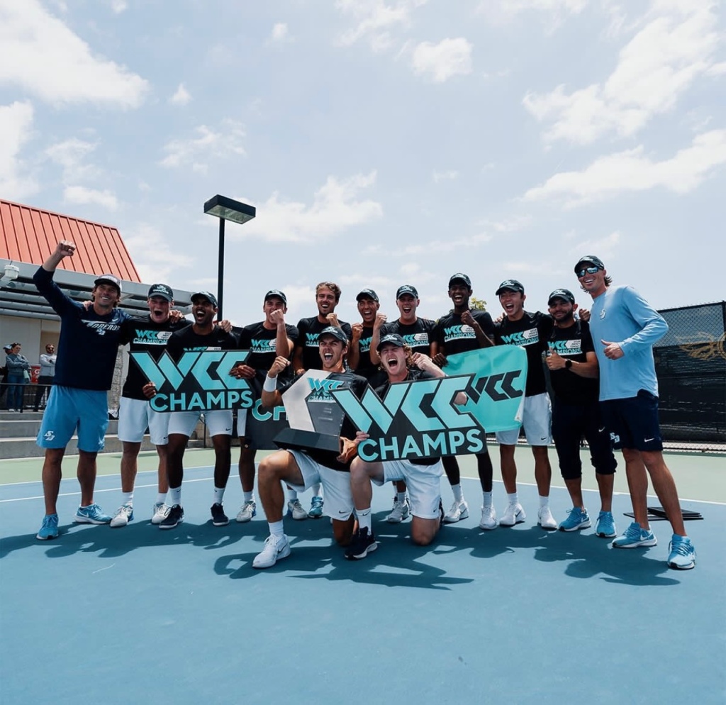 Men’s tennis claims WCC regular season title